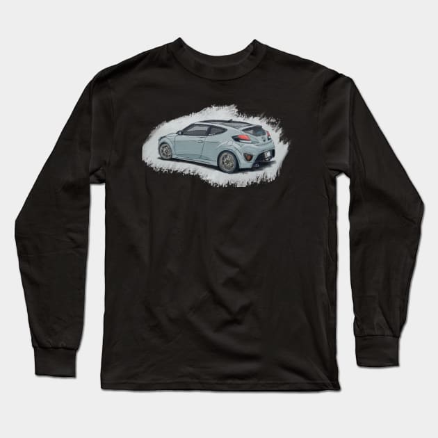 Veloster Turbo Long Sleeve T-Shirt by The Flying Pencil